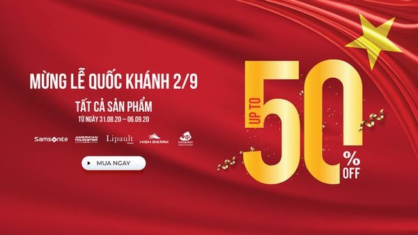 Ưu đãi tưng bừng, chào mừng đại lễ 2/9