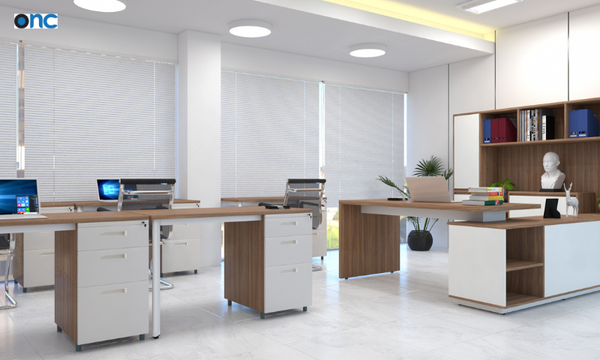 Màu sắc nhẹ nhàng, thanh lịch là lựa chọn hoàn hảo khi thiết kế nội thất văn phòng