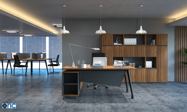 Thiết kế nội thất văn phòng bằng chất liệu gỗ theo phong cách tối giản