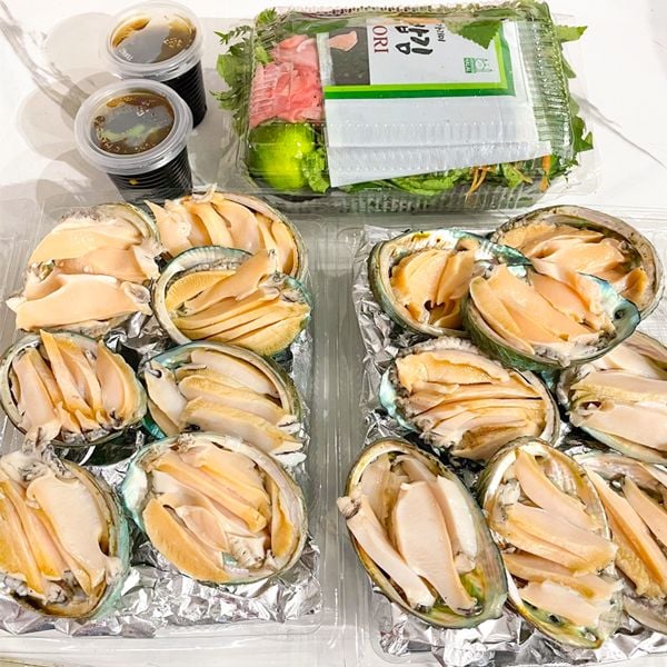 món sashimi bào ngư