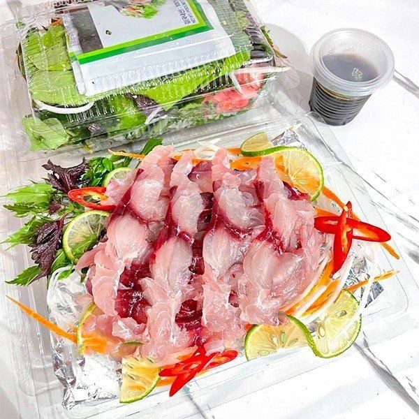 món sashimi cá bò giáp