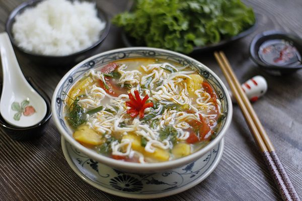 canh chua cá ngần