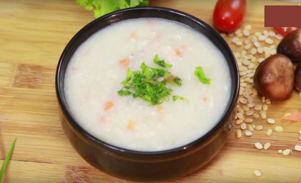 cháo cá tầm cho bé