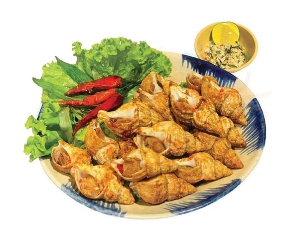 ốc bulot rang muối ớt
