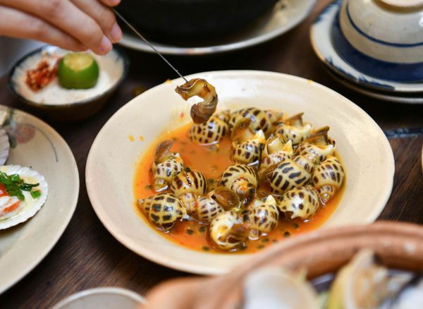 ốc hương sốt chanh dây