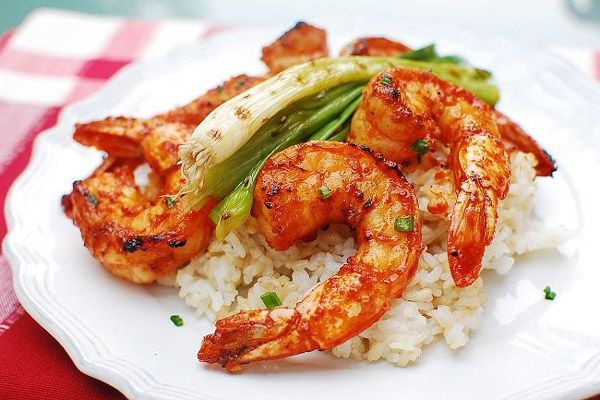 tôm sốt Tứ Xuyên