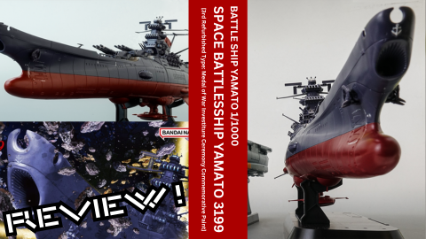 Giới thiệu: Yamato Forever REBEL 3199 - 1/1000 Space Battleship Yamato 3199 - 3rd Refurbished Type: Medal of War Investiture Ceremony Commemorative Paint