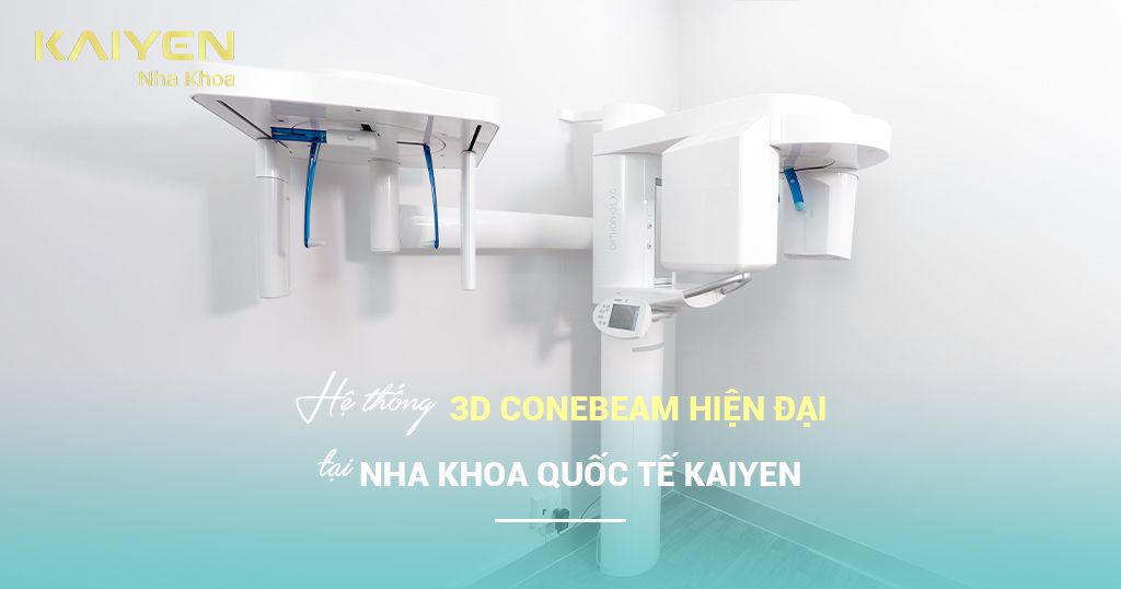 Máy 3D ConeBeam tại Nha khoa Quốc tế KAIYEN