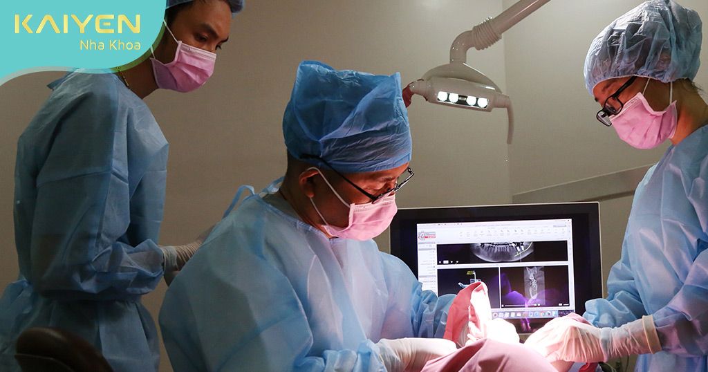 Nâng xoang cấu ghép Implant tại Nha khoa KAIYEN