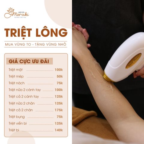 MUA VÙNG TO TẶNG VÙNG NHỎ - TRIỆT LÔNG COOL SAPPHIRE