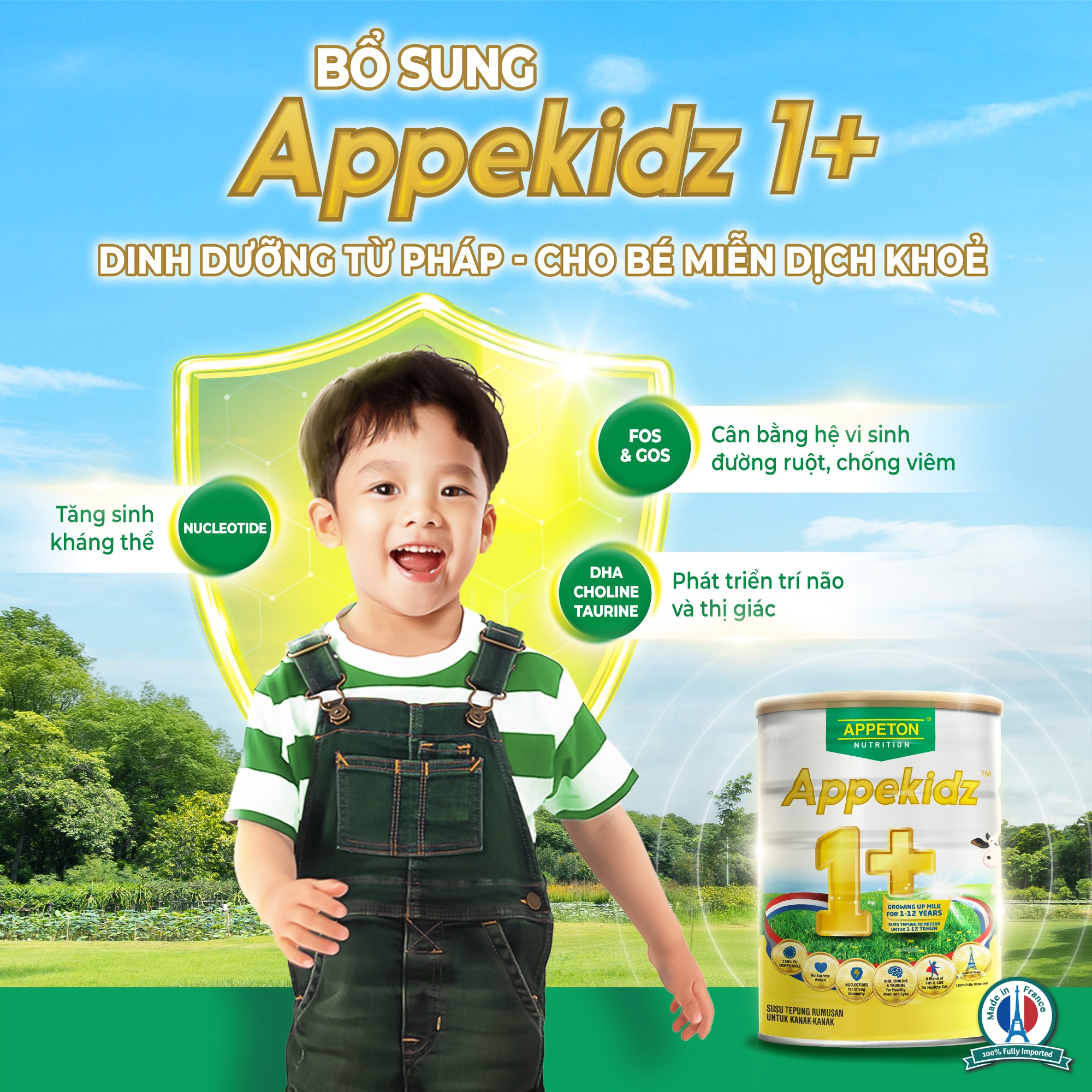 Sữa Appekidz – Giải pháp dinh dưỡng giúp bé tăng cân, ăn ngon và phát triển toàn diện