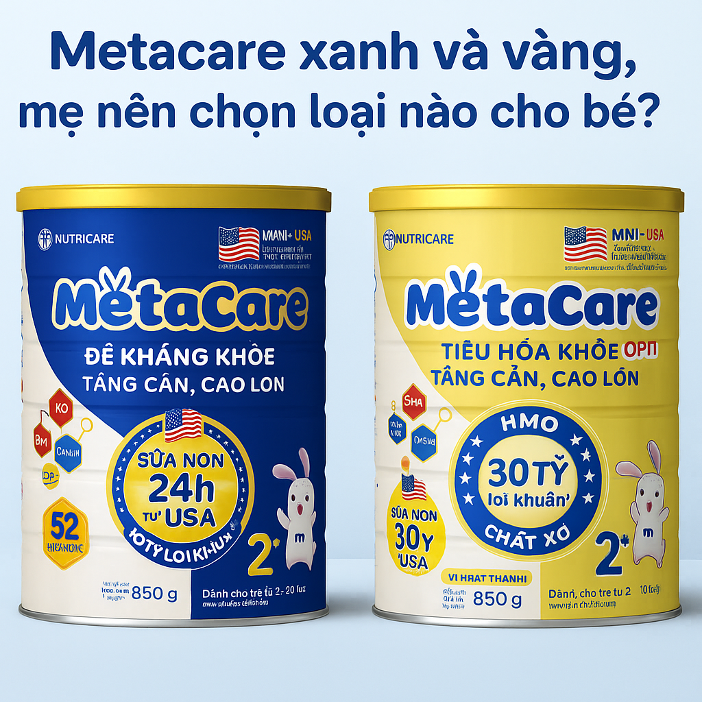 MetaCare 2+ và MetaCare Opti 2+: Mẹ nên chọn loại nào cho Bé?