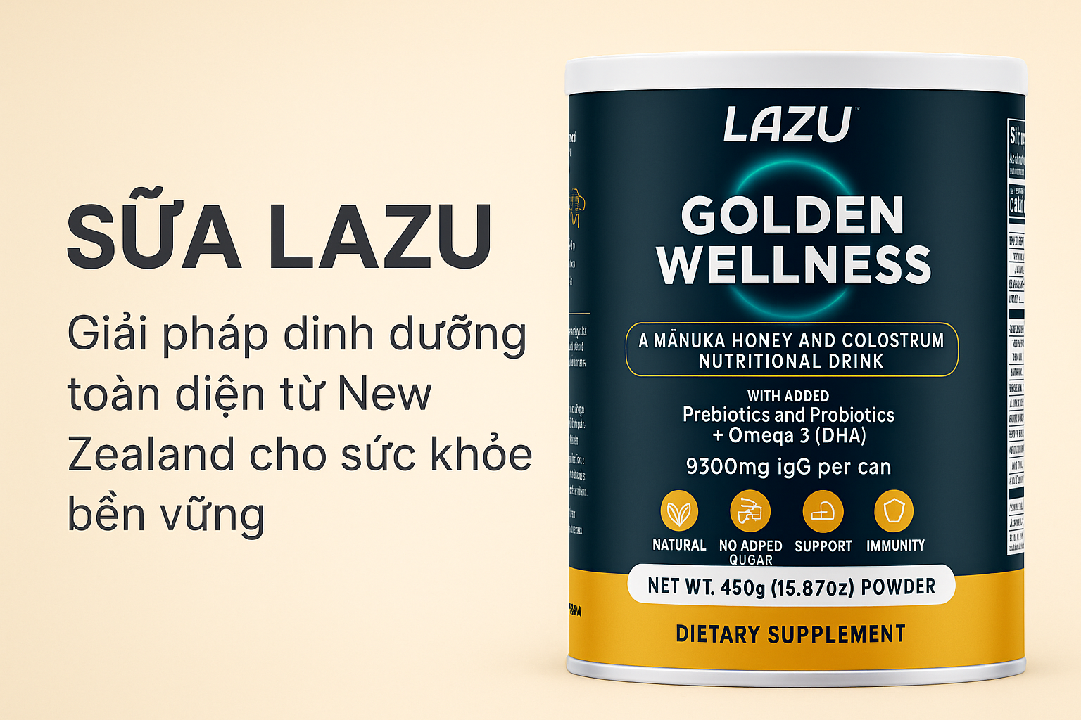 Sữa LAZU – Giải pháp dinh dưỡng toàn diện từ New Zealand cho sức khỏe bền vững