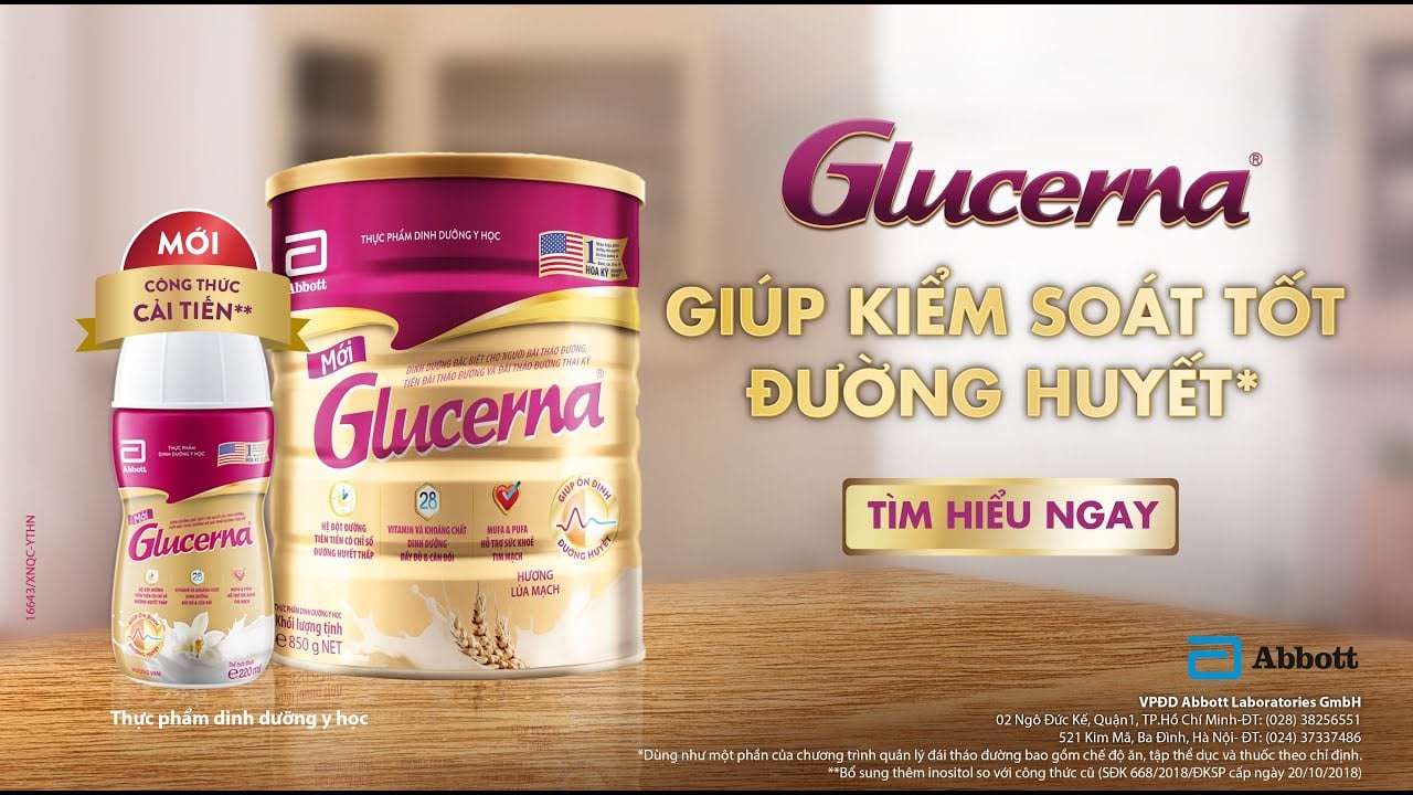 Sữa bột Glucerna dành cho người bệnh tiểu đường – Giải pháp dinh dưỡng an toàn tại Ruby Mart
