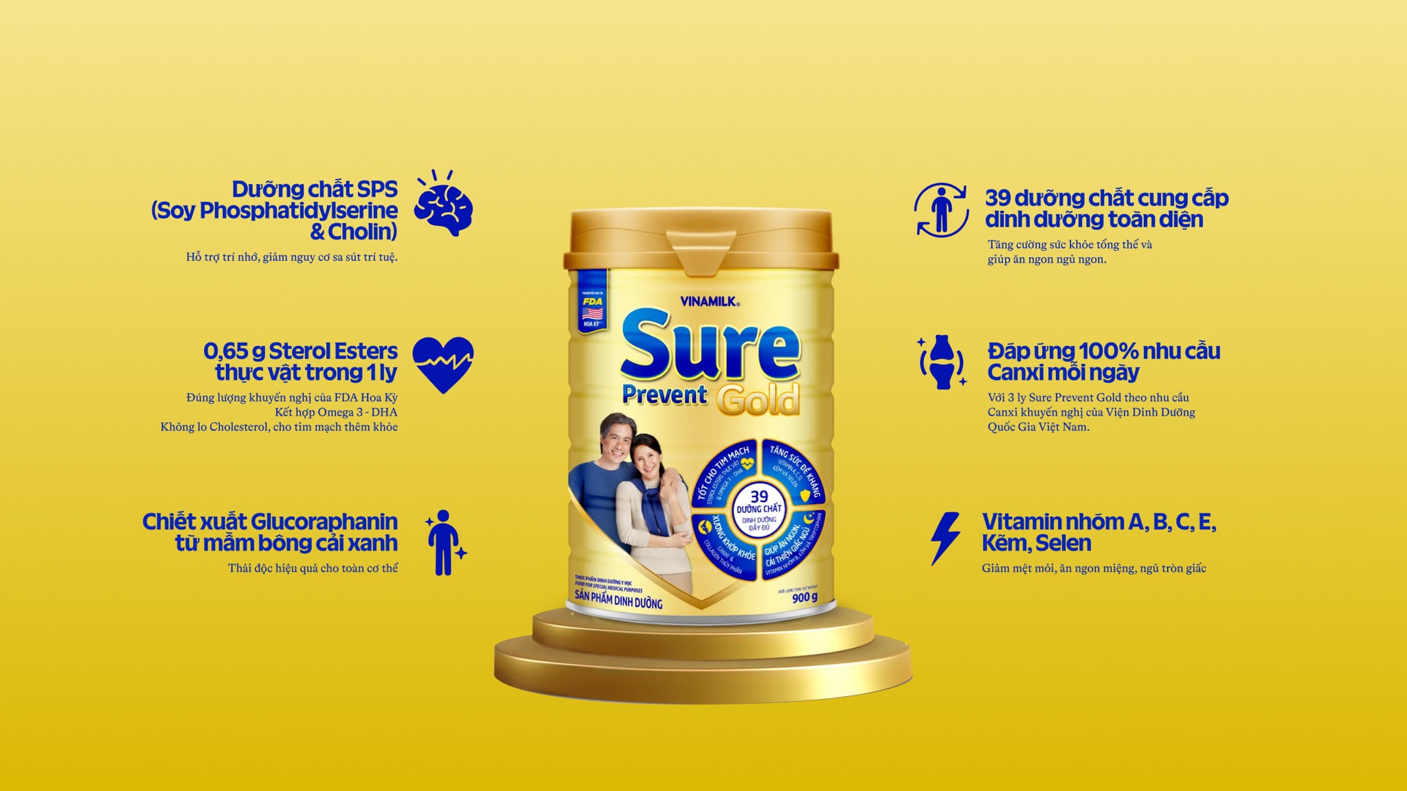 Sữa Sure Prevent – Giải Pháp Bổ Sung và Cân Bằng Dinh Dưỡng Cho Người Lớn Tuổi