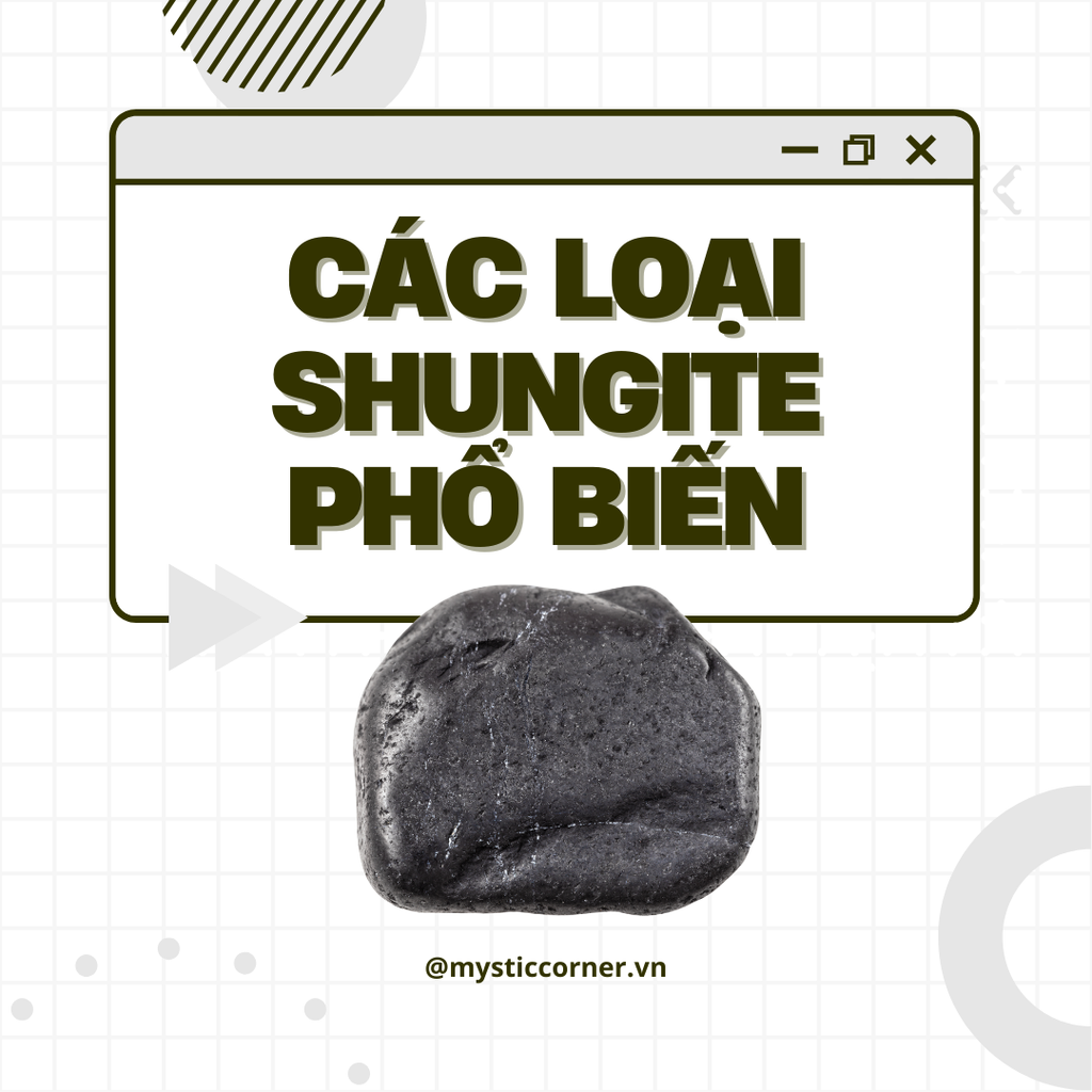 PHÂN BIỆT CÁC LOẠI ĐÁ SHUNGITE