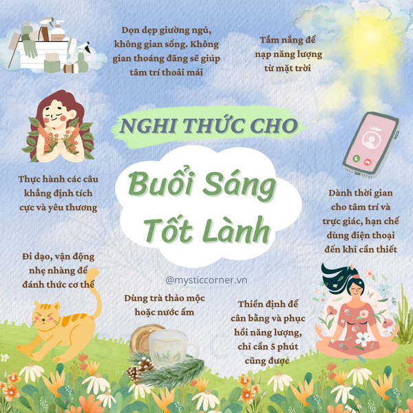 NGHI THỨC CHO BUỔI SÁNG TỐT LÀNH