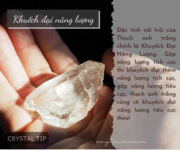 Tips Sử Dụng Thạch Anh Trắng Có Thể Bạn Chưa Biết