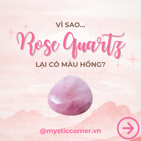 Vì sao Rose Quartz lại có màu hồng?
