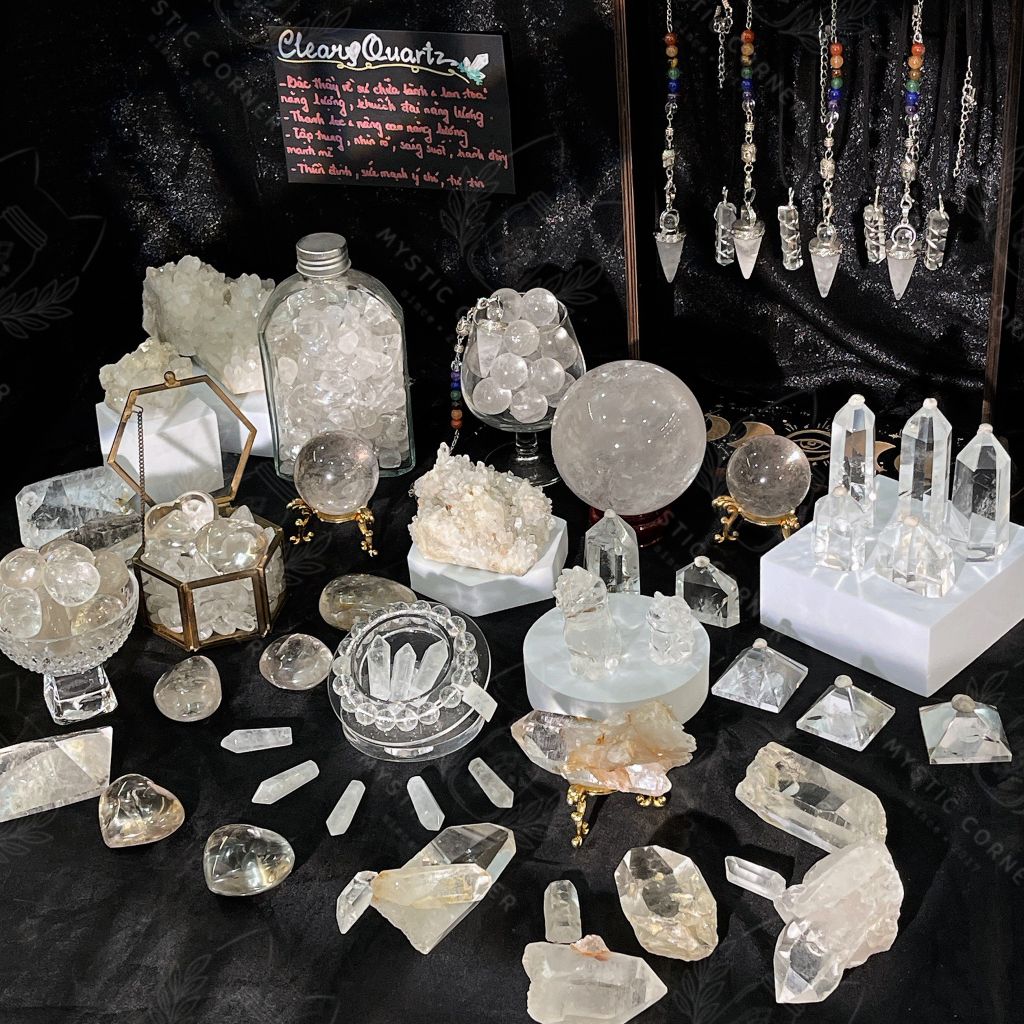 HƯỚNG DẪN THIỀN VỚI THẠCH ANH TRẮNG CLEAR QUARTZ