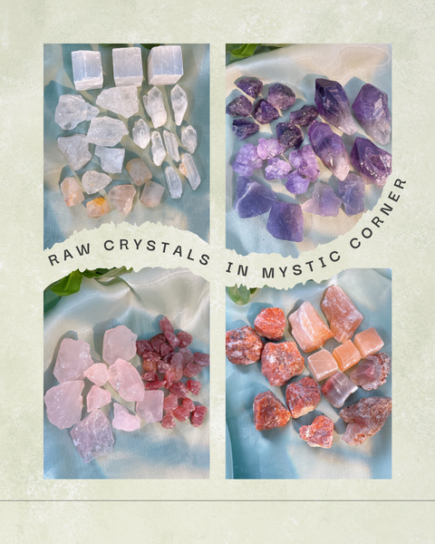 Bộ sưu tập đá thô tại Mystic Corner