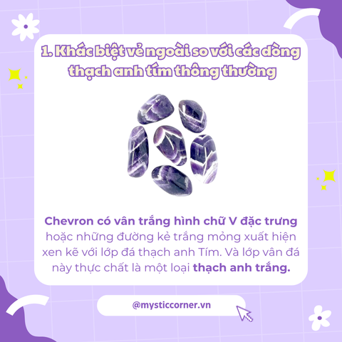 CHEVRON AMETHYST KHÁC GÌ AMETHYST THÔNG THƯỜNG?