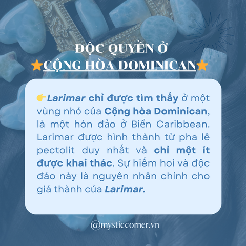 LARIMAR - VÌ SAO LẠI ĐẮT?