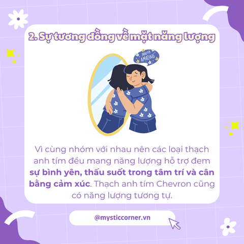 CHEVRON AMETHYST KHÁC GÌ AMETHYST THÔNG THƯỜNG?