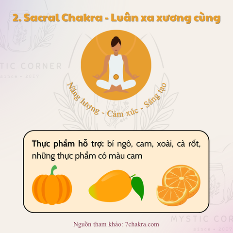 NÊN ĂN GÌ ĐỂ HỖ TRỢ 7 LUÂN XA?