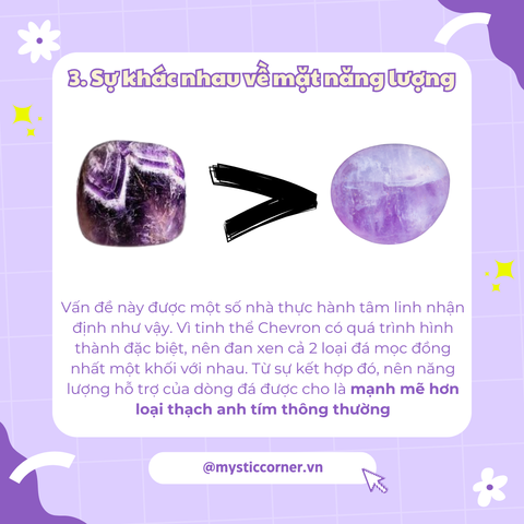CHEVRON AMETHYST KHÁC GÌ AMETHYST THÔNG THƯỜNG?