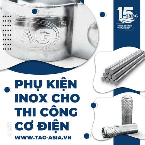 Phụ Kiện Inox Trong Thi Công Cơ Điện