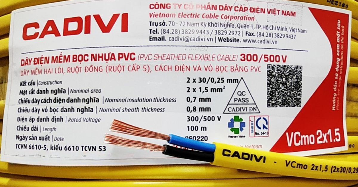 37 - 3. Dây cáp CADIVI có hàng giả không
