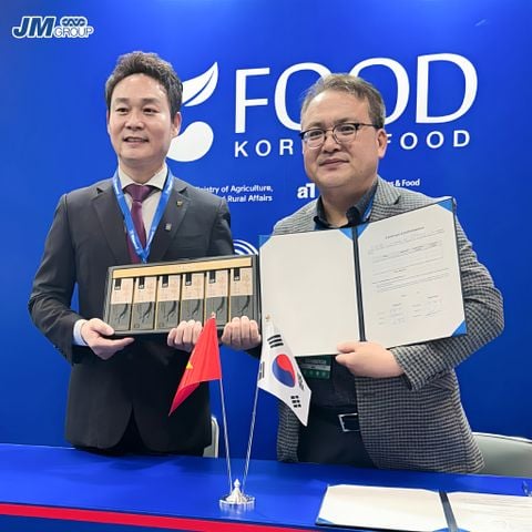 2025 Viet food & Propack Vietnam에서 함평군청과 JM그룹 간 MOU 체결식 개최