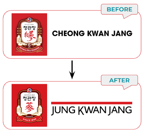 HỒNG SÂM KGC JUNG KWAN JANG RA MẮT BỘ NHẬN DIỆN THƯƠNG HIỆU MỚI