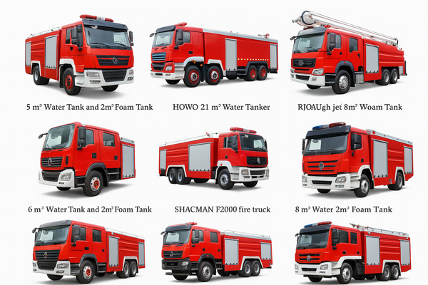 Xe cứu hỏa phổ biến