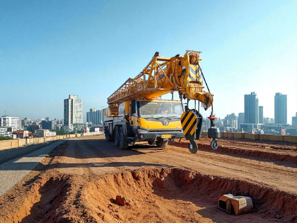 Xe cẩu bánh lốp XCMG 85 tấn