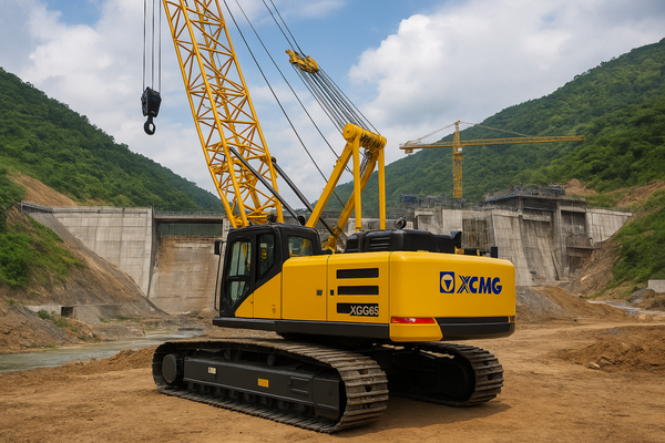Xe cẩu bánh xích XCMG 65 tấn XGC65