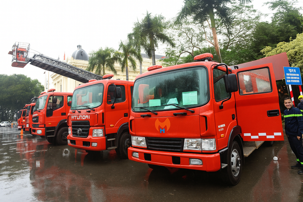 Xe cứu hỏa tại Hà Nội