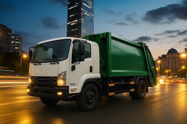 Xe ép rác isuzu