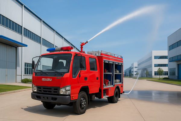 Xe chữa cháy 1 khối Isuzu Minh Hải