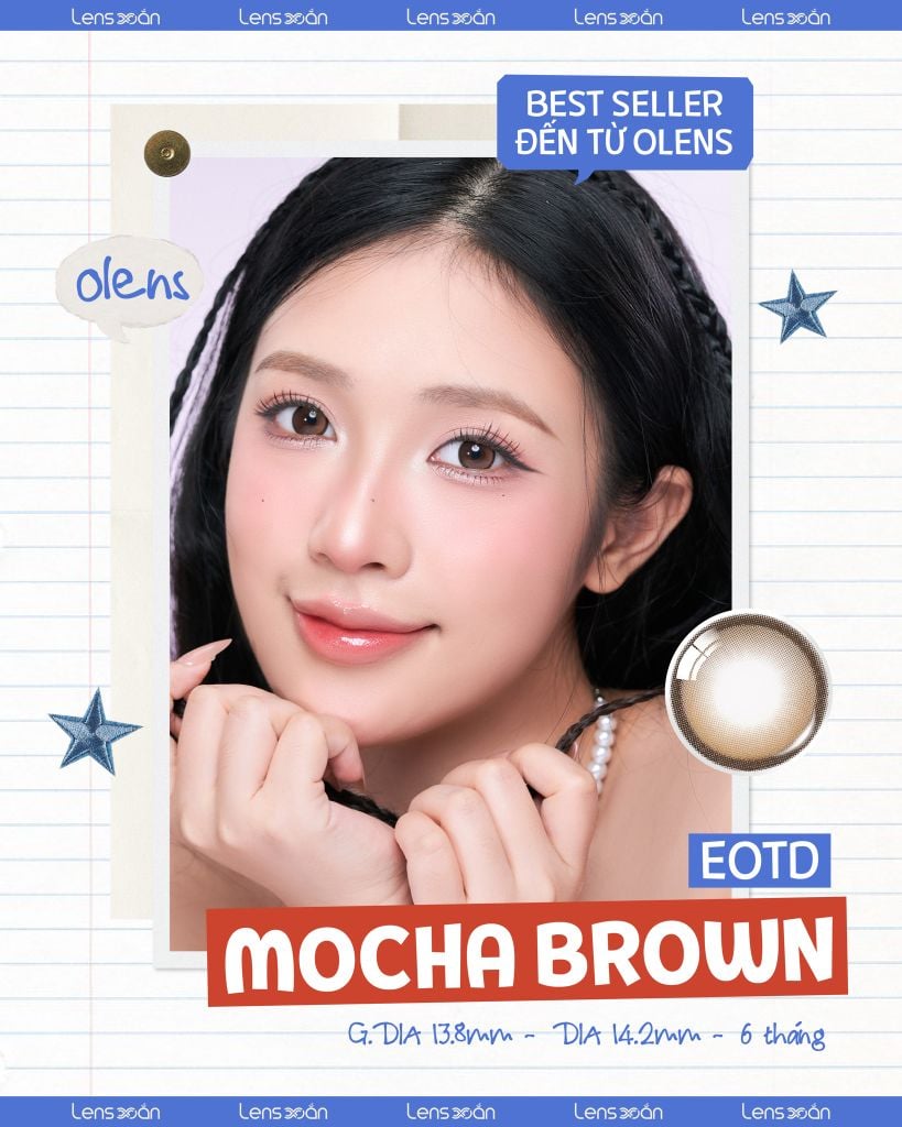 eotd mocha brown lens olens best seller