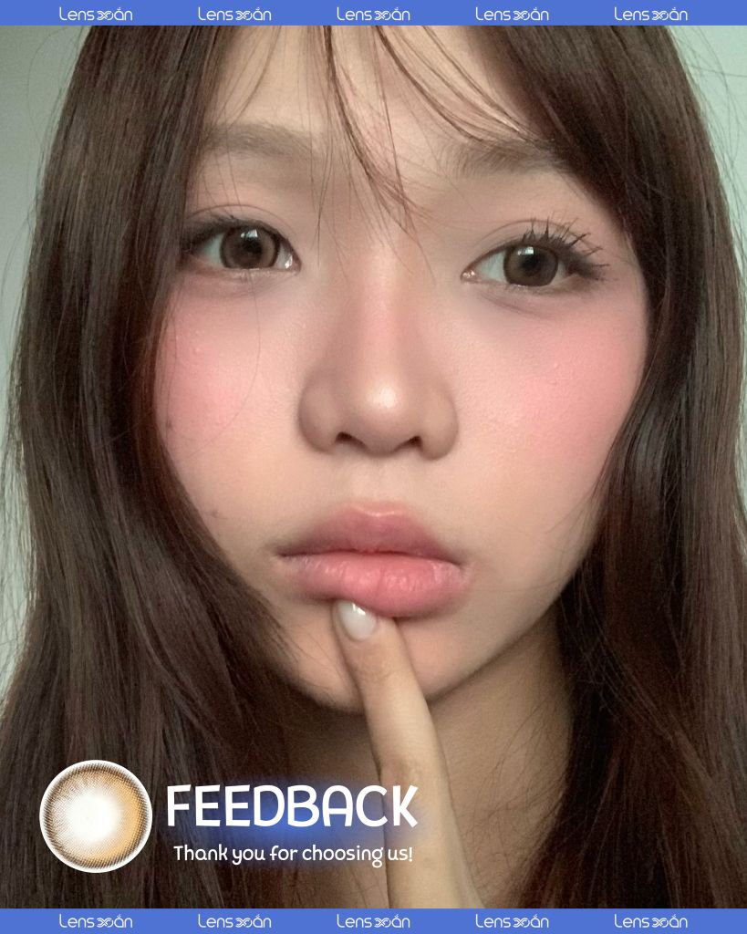 Lens One Pick Becca Azuki màu nâu mật ong tự nhiên