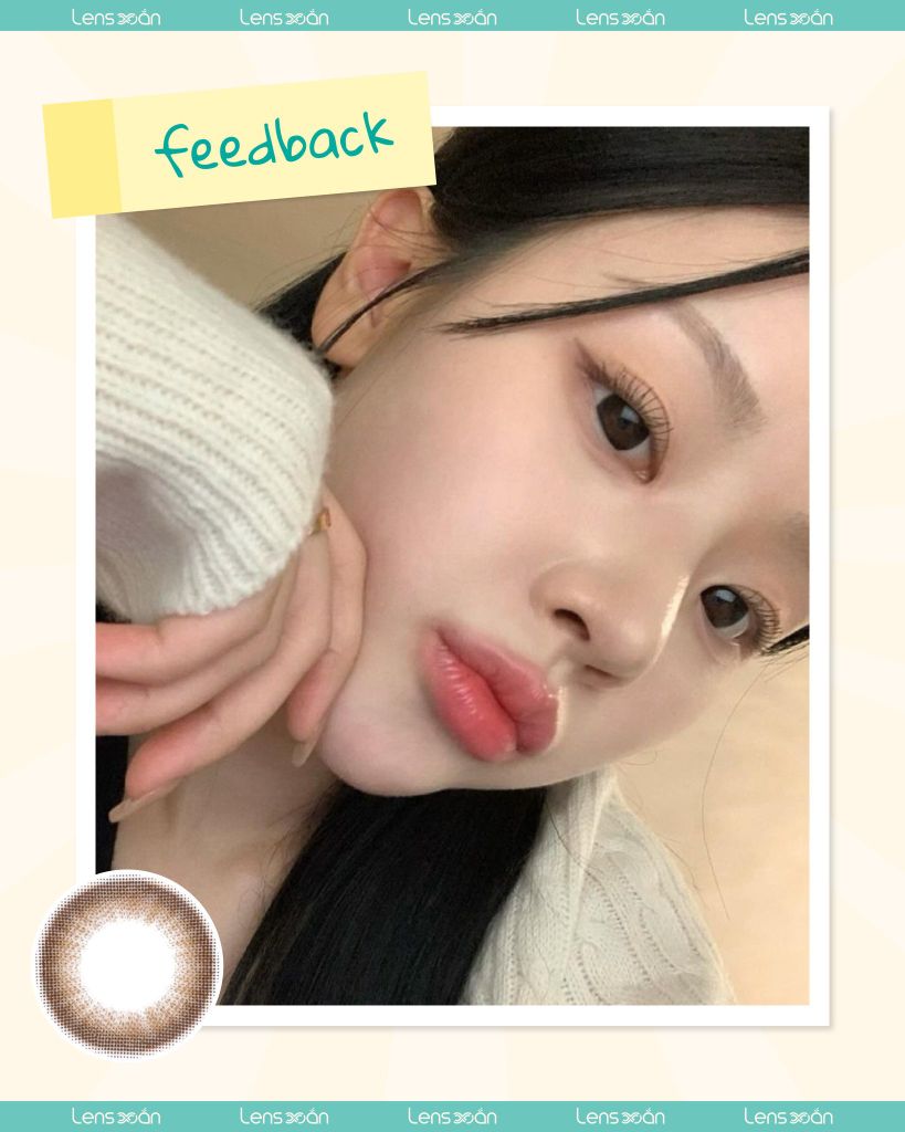 Ảnh lens GODDESS CHOCO – nhẹ nhàng và tự nhiên