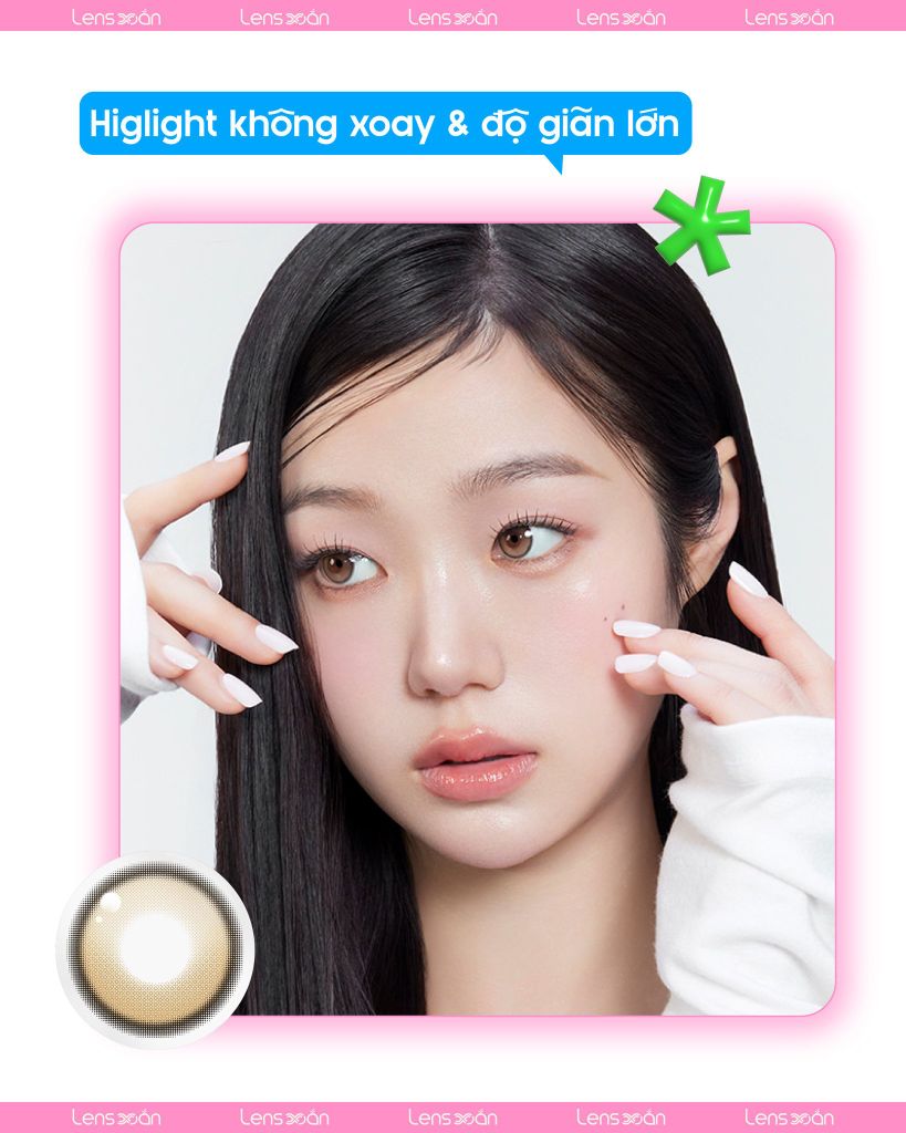 Biv Fixing Venti Oatmeal Brown – lens highlight công nghệ Fixing