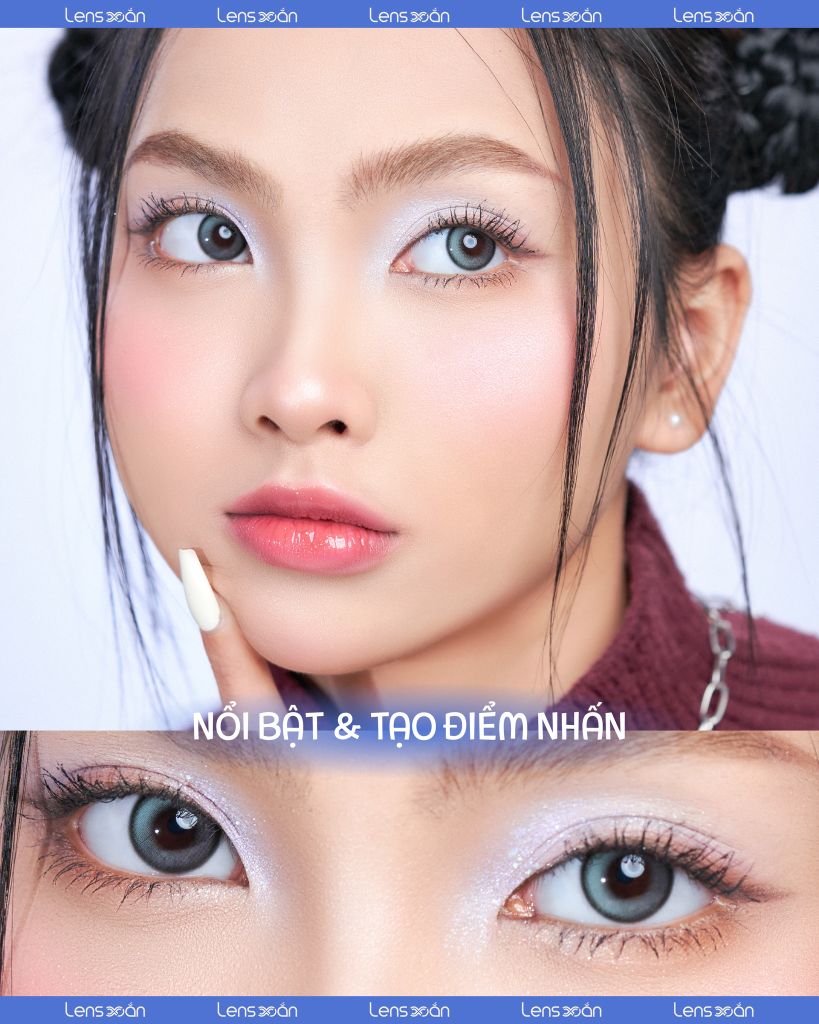 Coco Mio Gray – Bộ lọc highlight cho đôi mắt bling bling