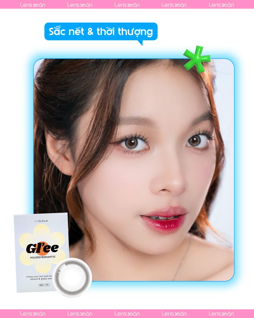 Ảnh Glee Gray – lens xám sữa nhẹ nhàng, tự nhiên