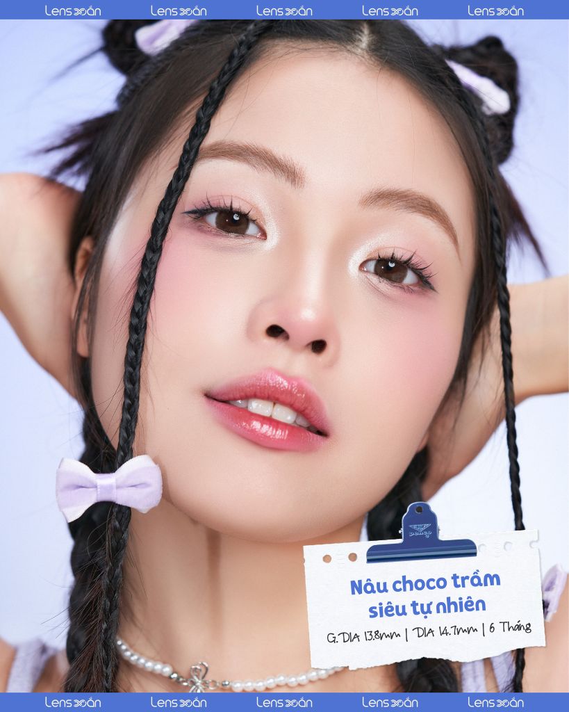 Lens Rolling Choco – lựa chọn đi học siêu tự nhiên