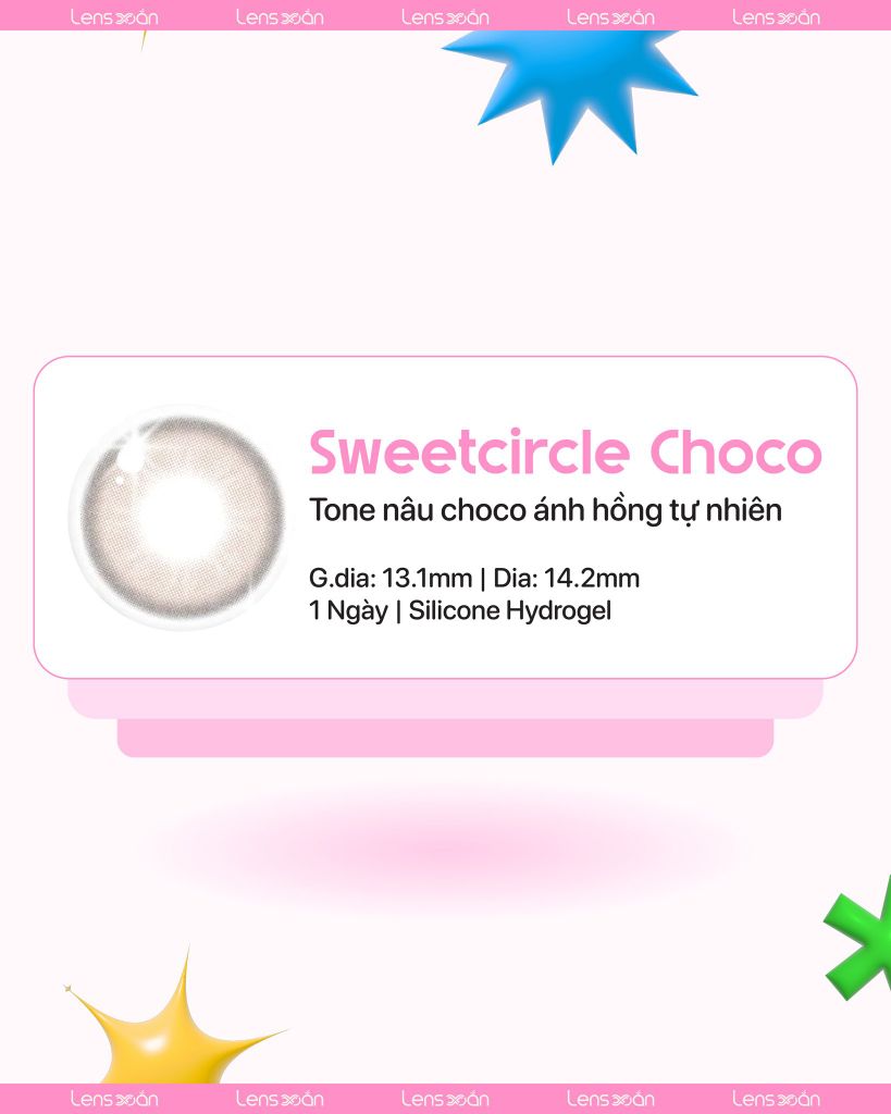 Sweetcircle – Lens dễ đeo dành cho người mới tập tành