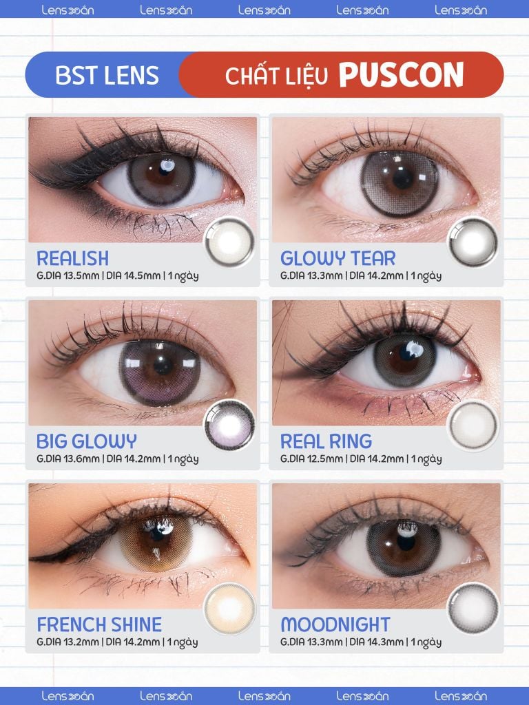 Mắt bạn hợp dòng chất liệu lens nào? Khám phá bí mật chọn lens chuẩn xịn