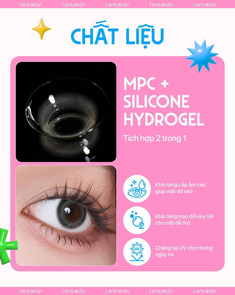 Ảnh Glee Gray – lens xám sữa nhẹ nhàng, tự nhiên